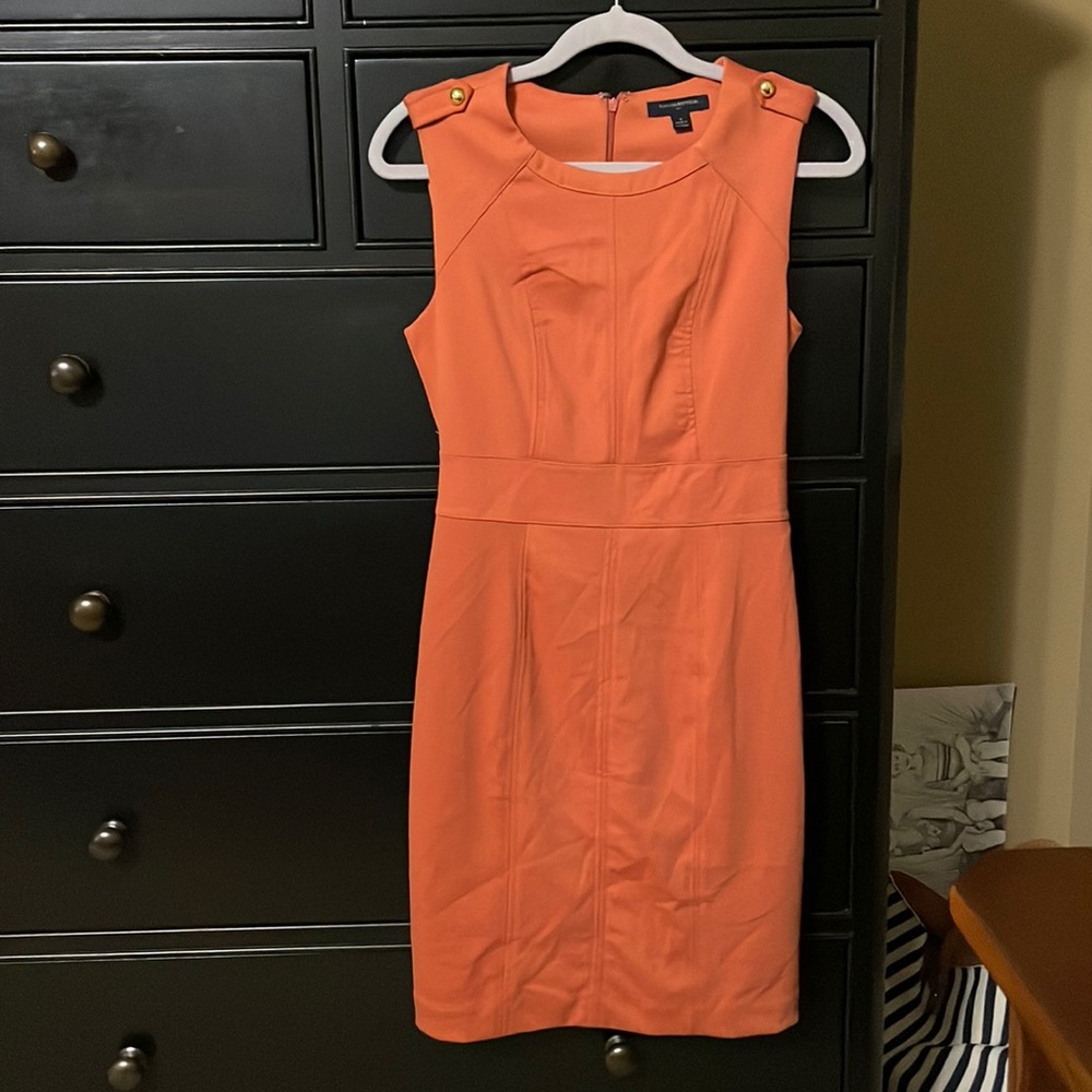 Banana Republic orange dress, size 0